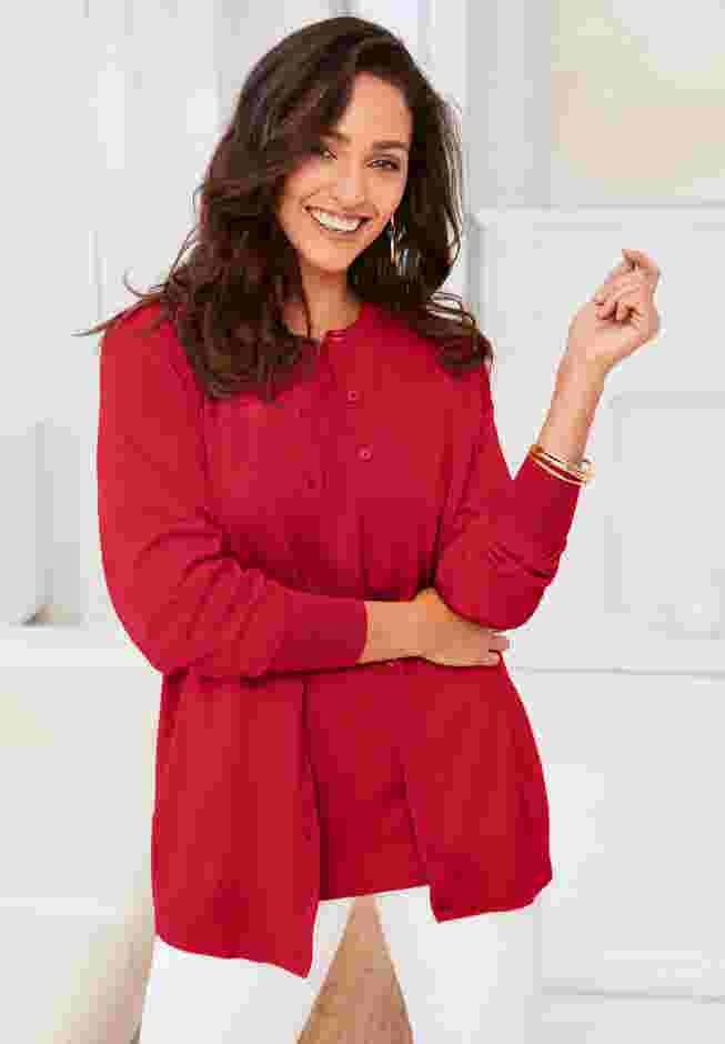 Fine Gauge Cardigan image number 0