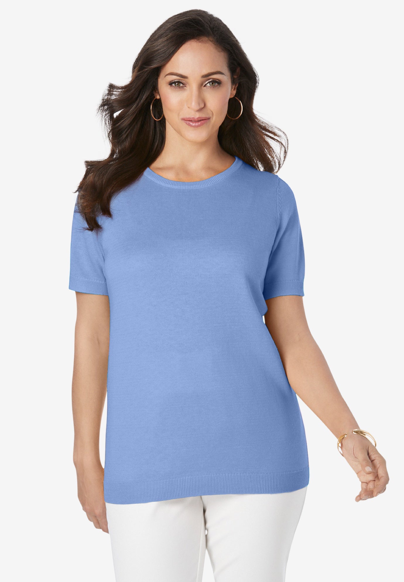 Fine Gauge Crewneck Shell image number 1