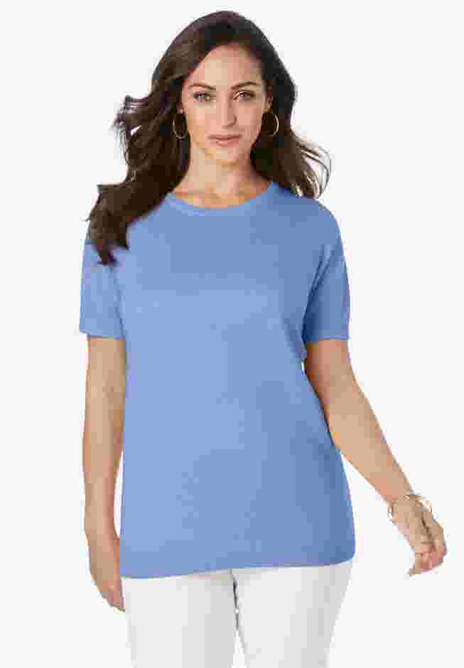 Fine Gauge Crewneck Shell image number 1