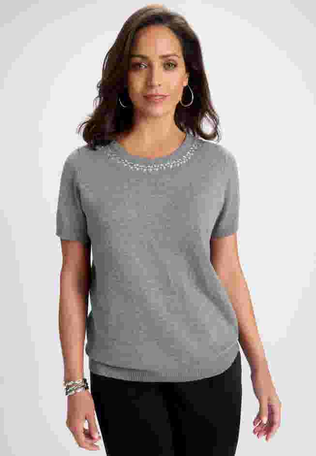 Fine Gauge Crewneck Shell image number 0
