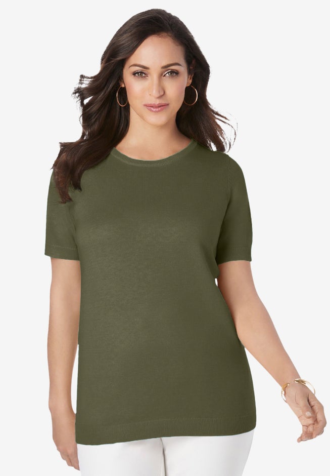 Fine Gauge Crewneck Shell image number 1