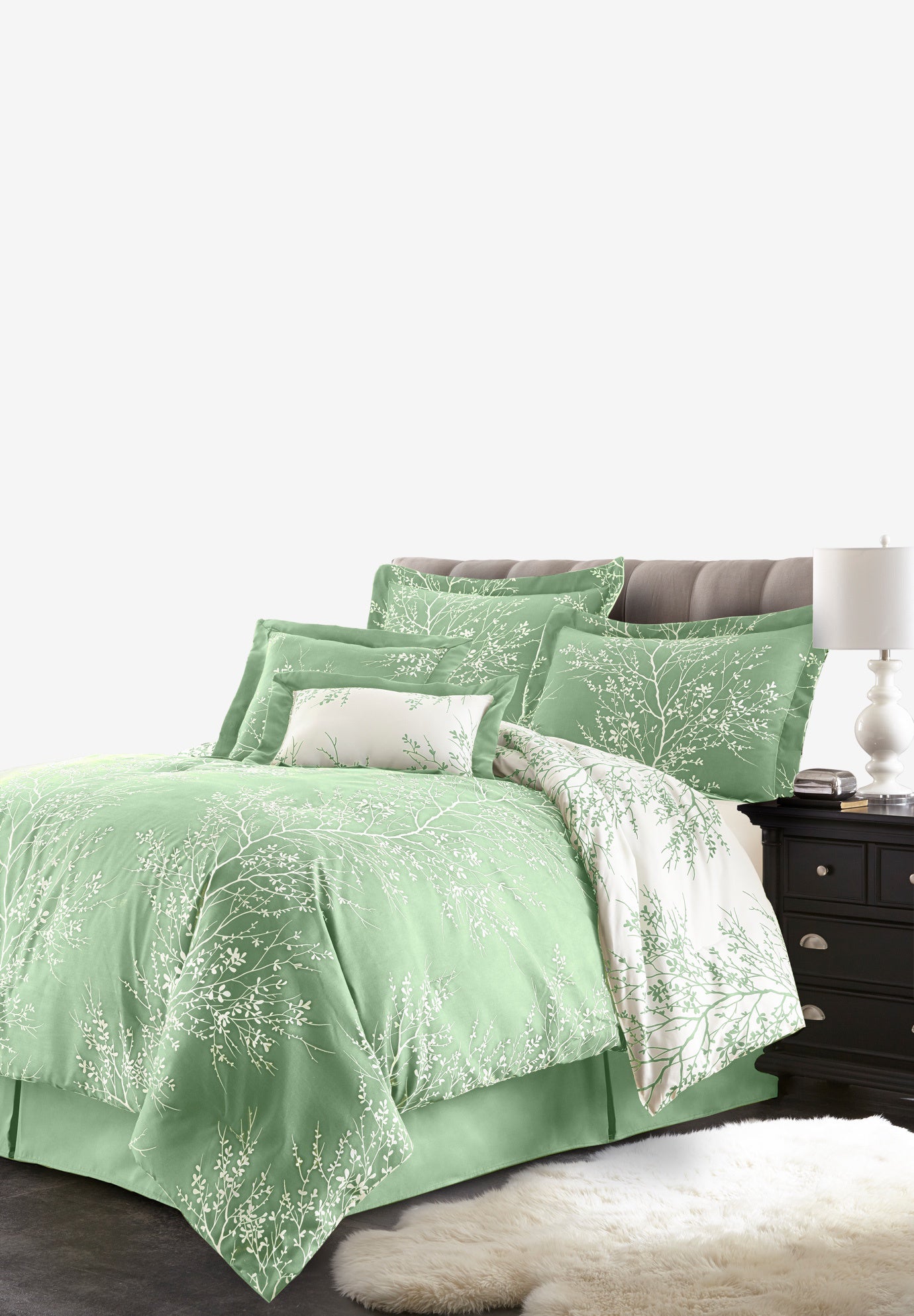 Reversible Foliage Comforter Set image number 0