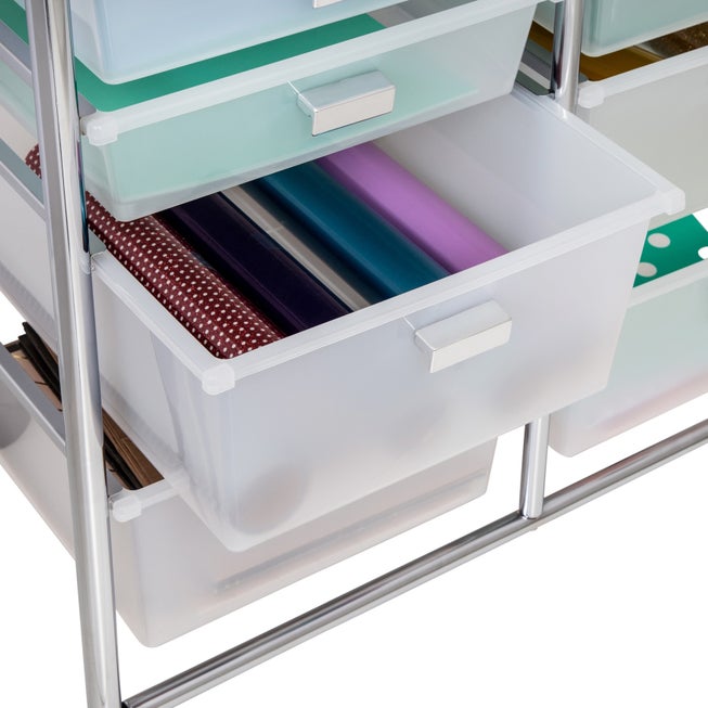 12-Drawer Rolling Craft Storage Cart image number 2