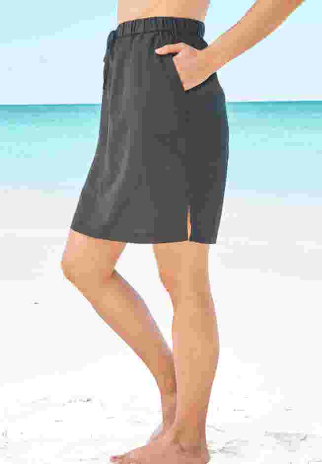 Taslon® Cover Up Skirt image number 2