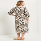 Halcion Lino Soleil Shirtdress image number null