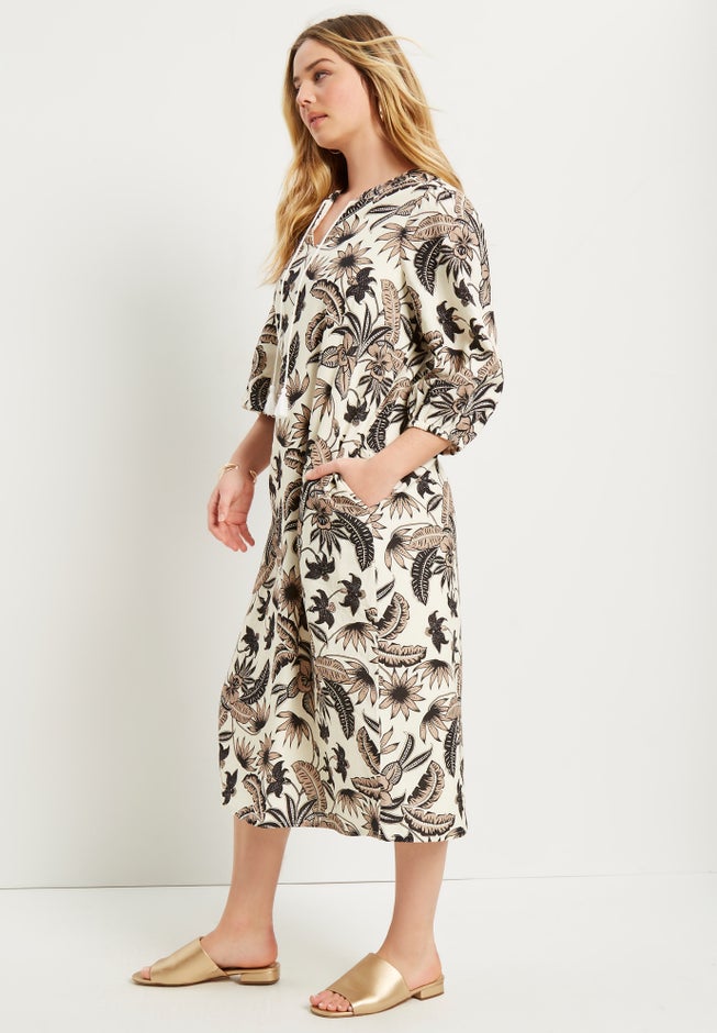 Halcion Lino Soleil Shirtdress image number 2