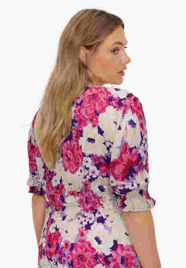 Button Front Crinkle Tunic image number 1