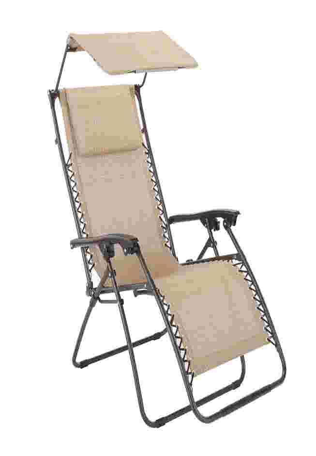 350 lbs. Weight Capacity Zero Gravity chair with Canopy image number 2