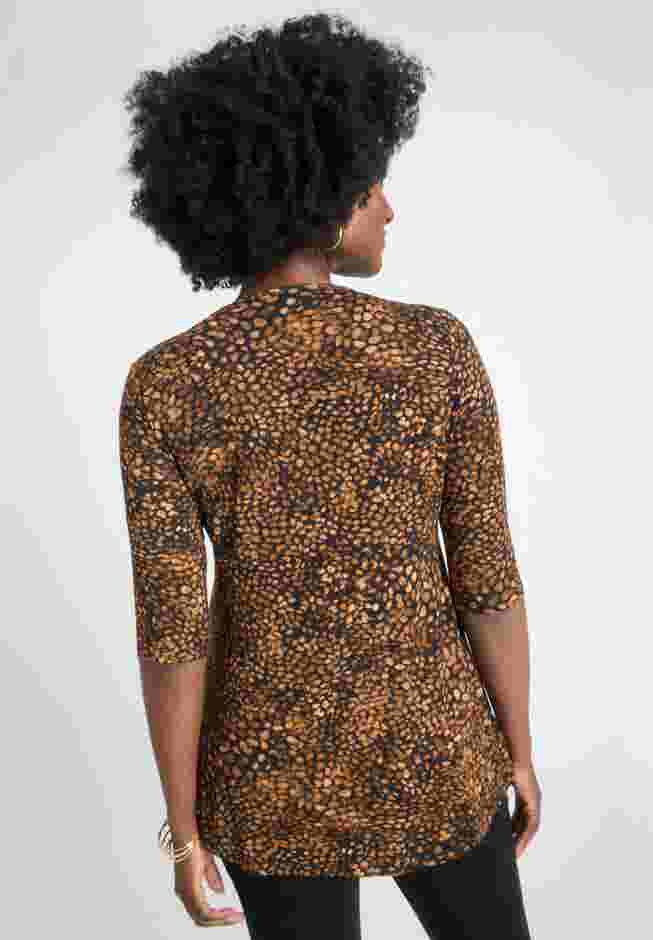 Stretch Knit Pleated Tunic image number 2