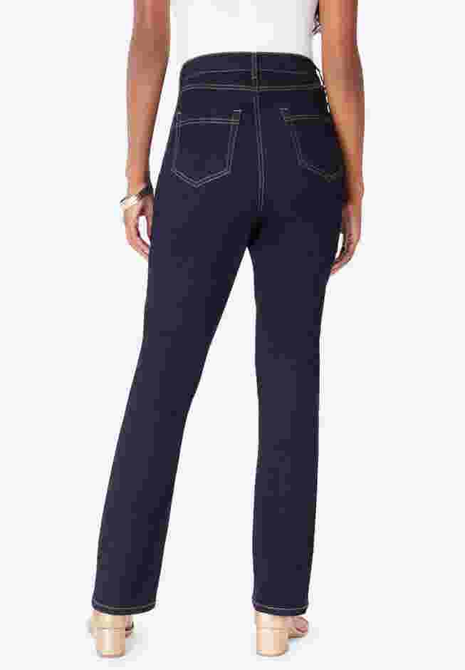 Rhinestone-Detailed Bootcut Jean image number 1