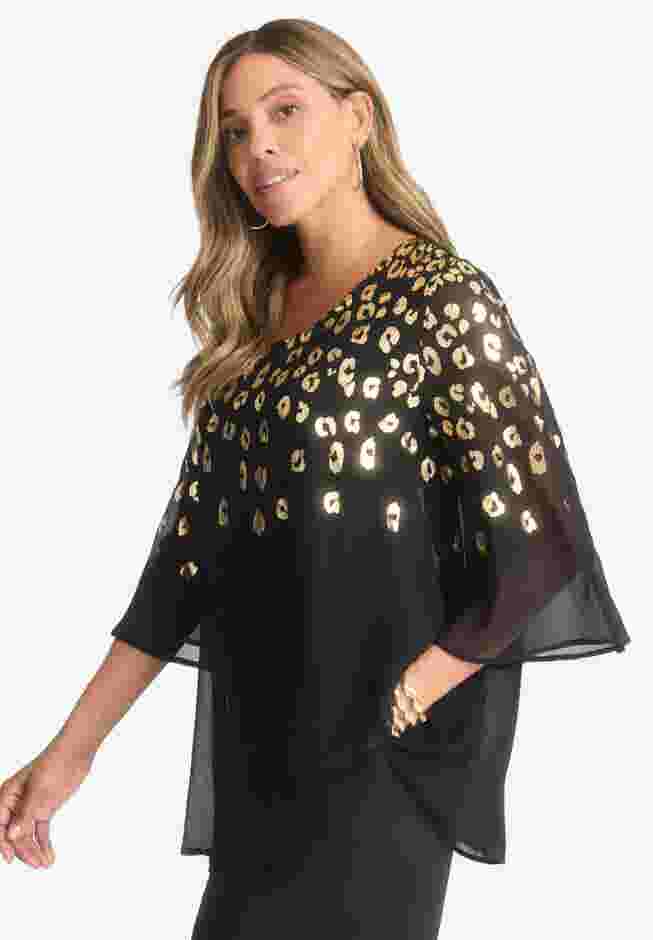 Georgette Flutter Top image number 2