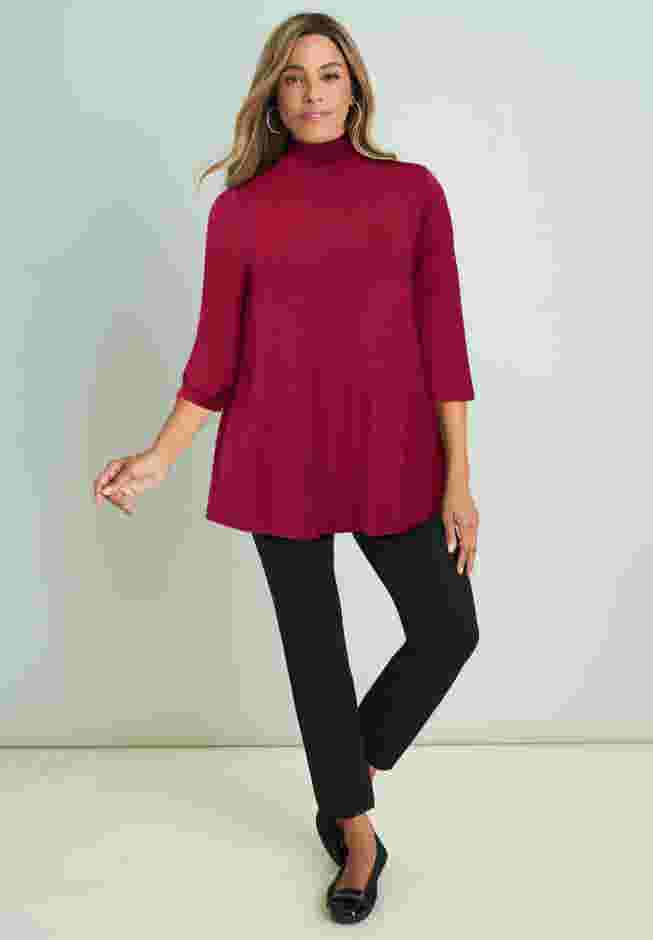 Mockneck Swing Tunic image number 1