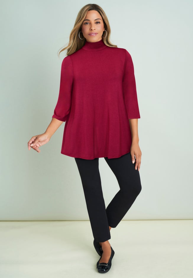 Mockneck Swing Tunic image number 4