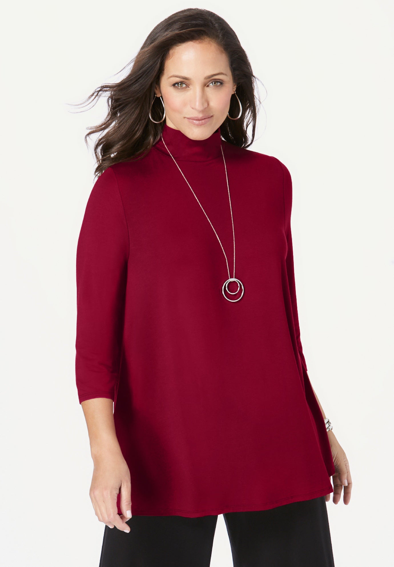 Mockneck Swing Tunic image number 0
