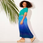 Twist Front Mesh Cut-Out Cover Up Dress image number null