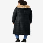 Plus Size Maxi Length Puffer Coat image number 2