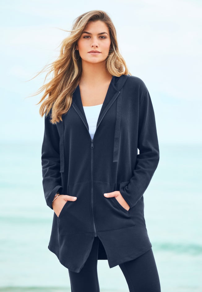 Fleece Zip Hoodie Sweatshirt image number 4