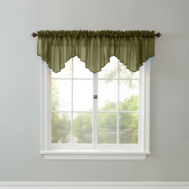 BH Studio Sheer Voile Ascot Valance image number 0