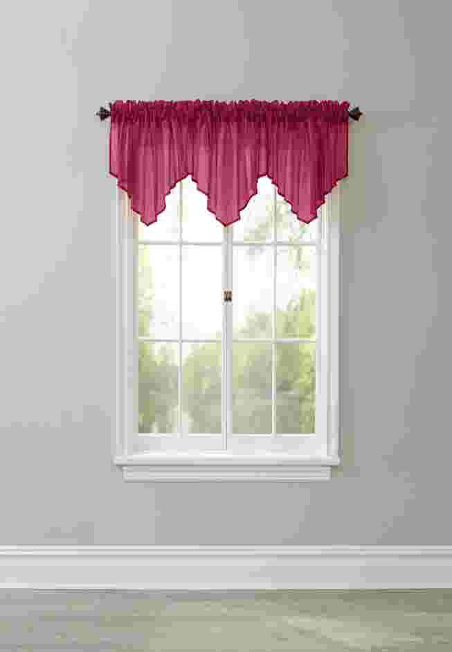 BH Studio Sheer Voile Ascot Valance image number 0