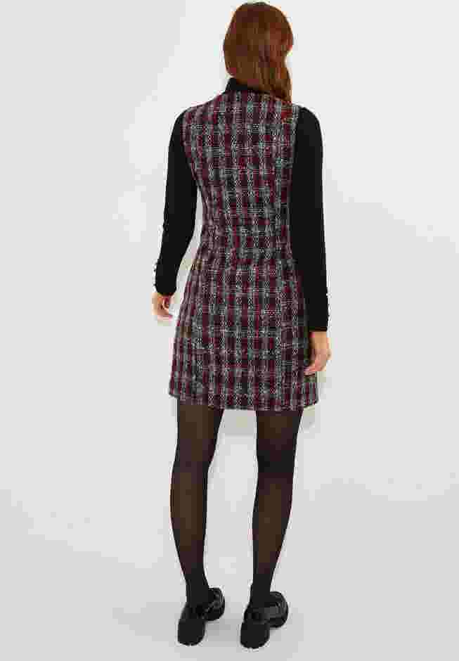 Sleeveless Tweed Dress image number 4