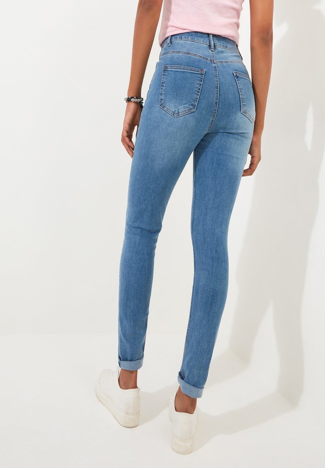 Stretch Denim Slim Straight Jeans image number 1
