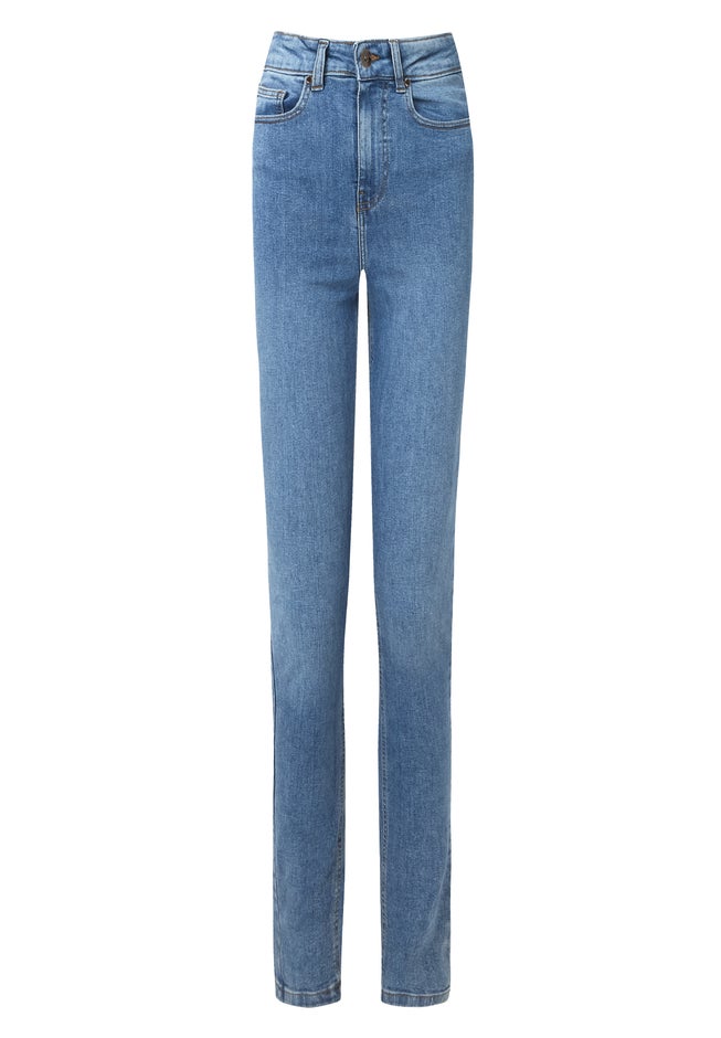 Stretch Denim Slim Straight Jeans image number 3