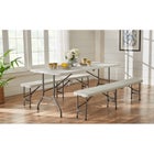 6&rsquo; Fold-In-Half Resin Table image number null