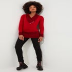 Button Cable Sweater image number null