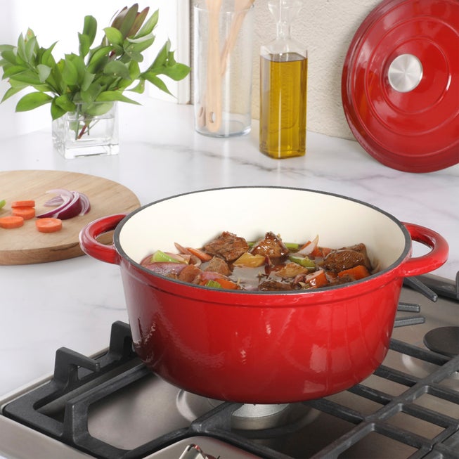 5 Qt. Enamel Cast Iron Dutch Oven image number 0