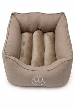 Plush Pet Cuddler Bed