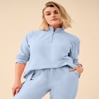 &frac14; Zip Collar French Terry Sweatshirt image number null