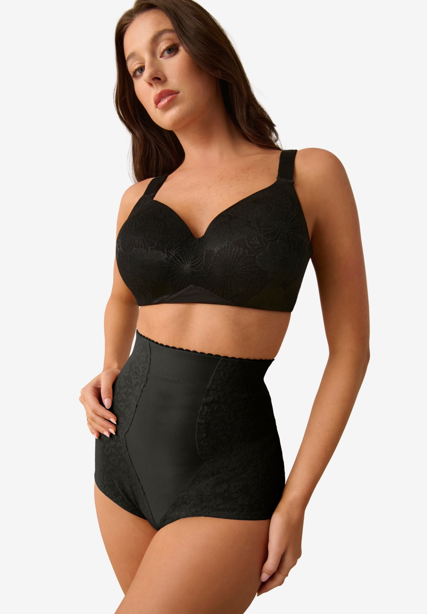 Plusform&reg; Firm Control Lace Brief Shaper image number 0