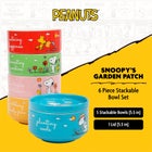 Snoopy’s Garden Patch 6-Piece Stackable Bowl Set image number null