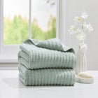 2-Pc. Ribbed Cotton Bath Towel Set image number null