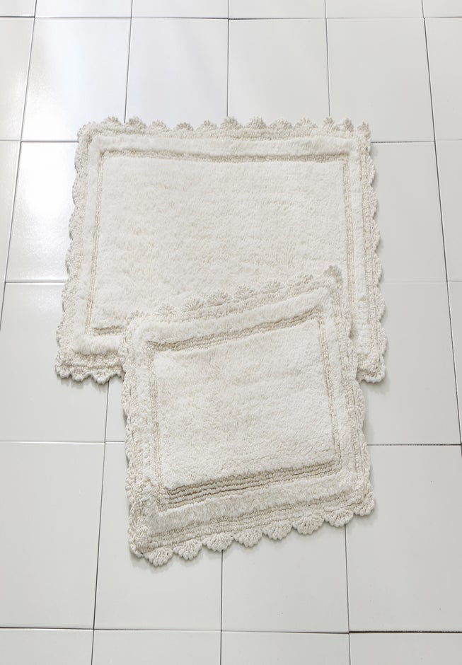Rectangle Crochet Bath Mat image number 0