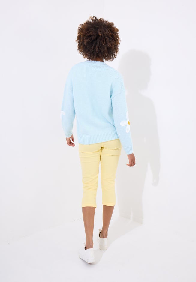 V-Neck Daisy Cardigan image number 2