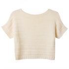 Boatneck Pointelle Sweater image number null
