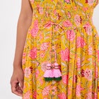 V-neck Ruffle Maxi Dress image number null