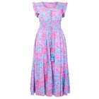 V-neck Ruffle Maxi Dress image number null