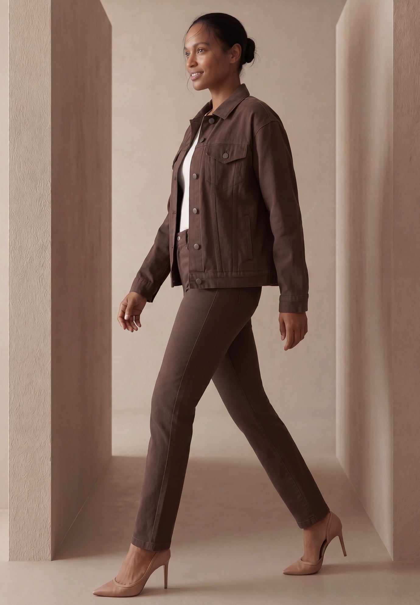 Classic Cotton Denim Straight-Leg Jean image number 2