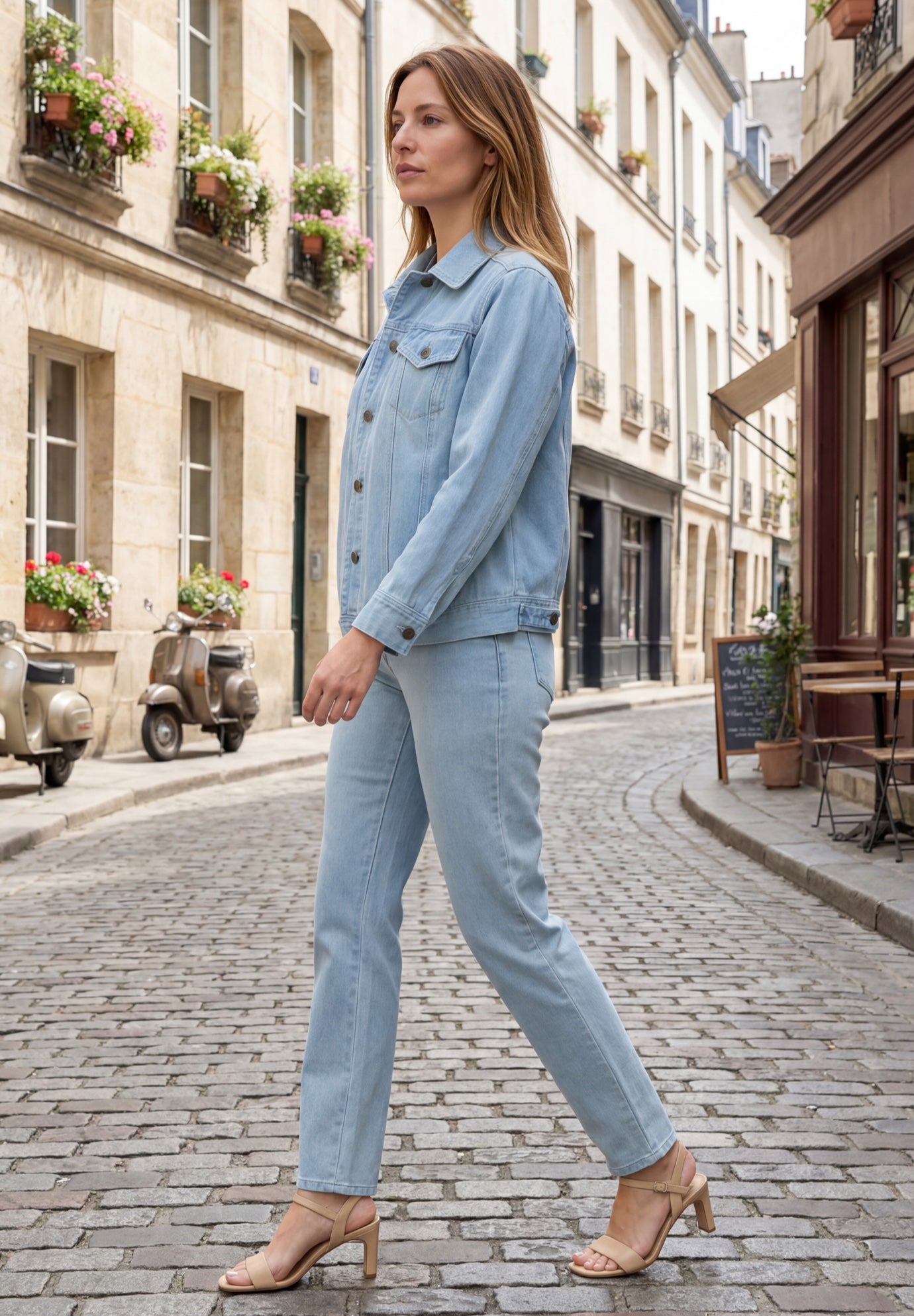 Classic Cotton Denim Jacket image number 1