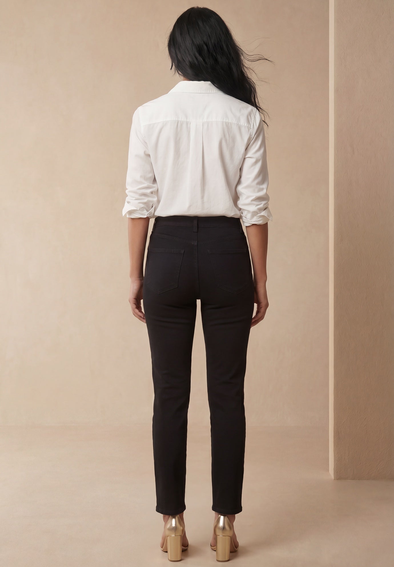 Classic Cotton Denim Straight-Leg Jean image number 3