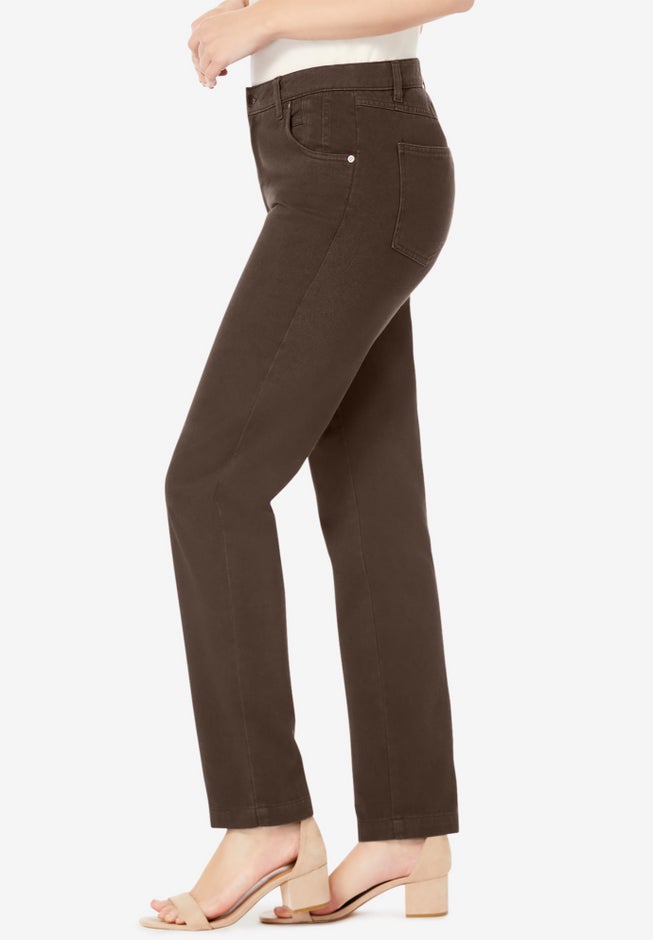 Classic Cotton Denim Straight-Leg Jean image number 3