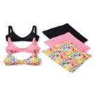 Scoop Neck Shirred Bikini Top image number null