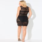 Scallop Crochet Cover Up Dress image number null