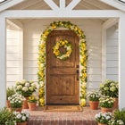Pre-Lit Citrus Grove 24" Wreath  image number null
