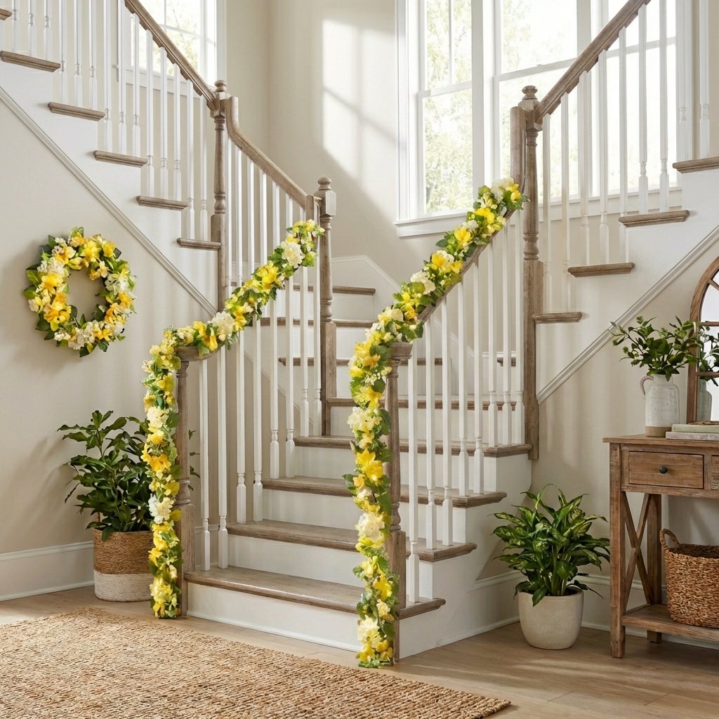 Pre-Lit Citrus Grove 6' Garland  image number 4