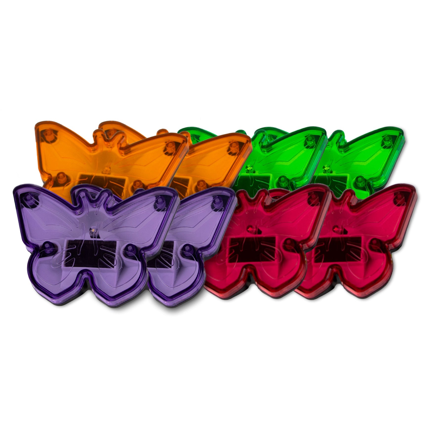  Solar Butterfly Stake Lights, Set of 8 image number 1