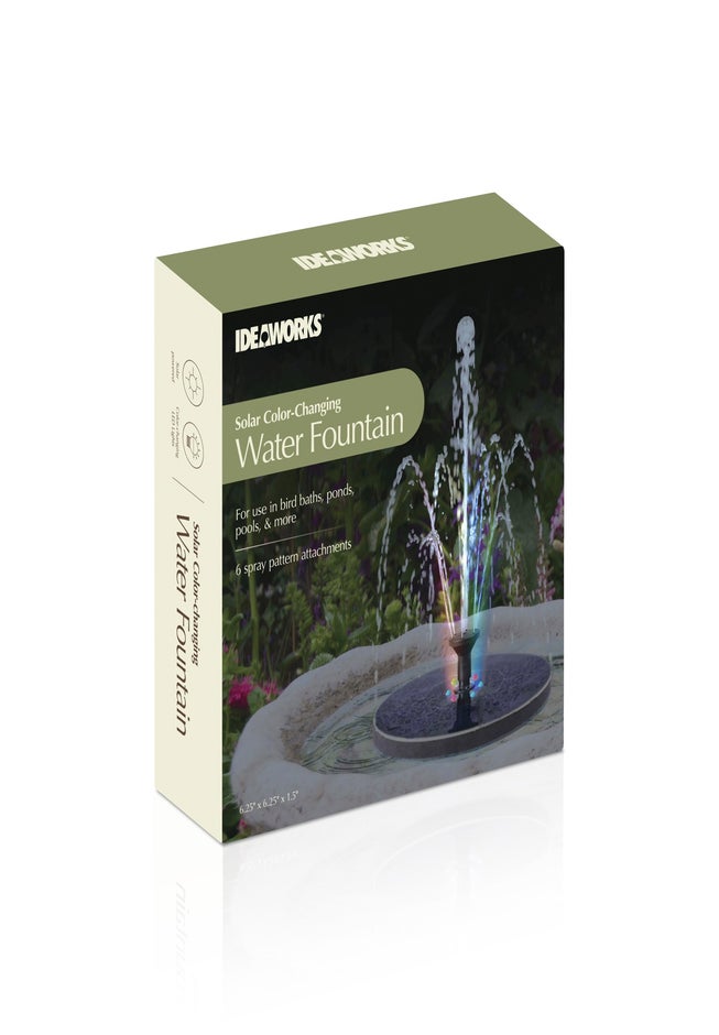 Solar Color-Changing Water Fountain image number 5