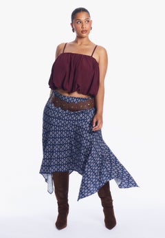 Cropped Bubble Top